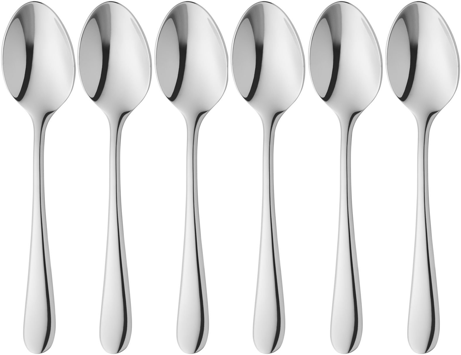 WMF Espressolöffel-Set 6 Stück Merit Cromargan protect®