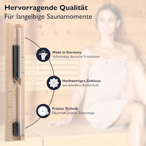 Liebenstein Sauna Sanduhr - Made in Germany