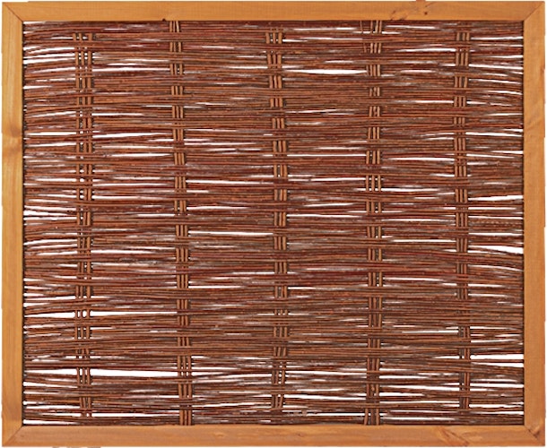 T&J FAKO Weidengeflechtzaun mit Rahmen