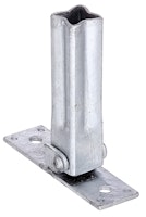 Alberts® Handlaufstütze für Universalpfosten verstellbar 90-45° feuerverzinkt 