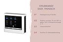 Vorschaubild Karibu 9 kW Saunaofen finnisch anthrazit inkl. Steuergerät EASY schwarz - Sparset