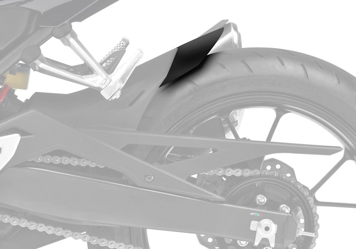 BODYSTYLE Hinterradabdeckungsverlängerung ABS Kunststoff schwarz-matt für HONDA CB125R, CB300R
