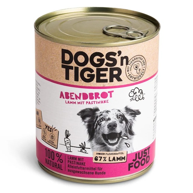 Dogs'n Tiger 800g Dose HundenassfutterVorschaubild