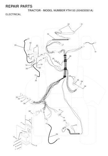 Husqvarna Gartentraktoren YTH150, 954830081A, 1995-10