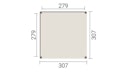 Vorschaubild Weka Design Pavillon Lumley - 300 x 300 cm