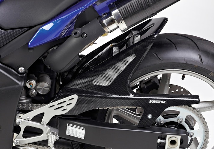 BODYSTYLE Raceline Hinterradabdeckung ABS Kunststoff Carbon Look für YAMAHA YZF-R1 