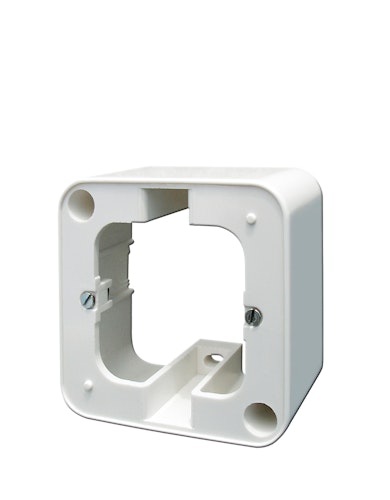 Schellenberg Rahmen 1-fach AP weiß rund