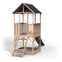 Vorschaubild EXIT Panorama 500 Holzspielhaus mit Rutsche & Sandkasten