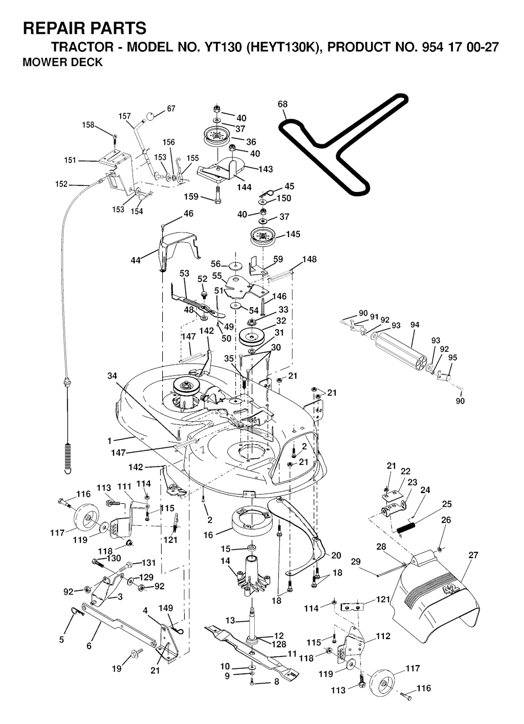 Explosionszeichnung Ersatzteile