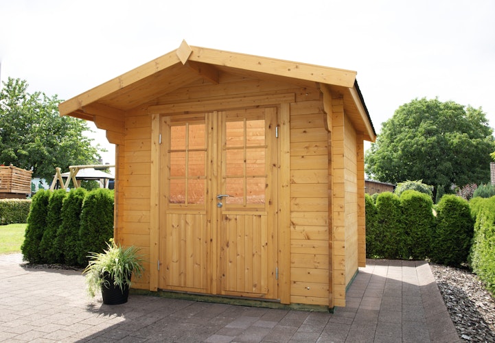 Wolff Finnhaus Blockbohlenhaus Britta 34-A/C