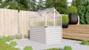 Vorschaubild Vitavia Hochfrühbeet Paris mit 4 Dachfenstern B 119 x T 83 x H 72 cm
