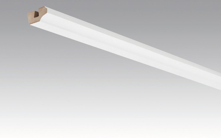 MEISTER Deckenabschlussleiste 19/38 mm  Uni weiß glänzend DF 324 - 2380 mm