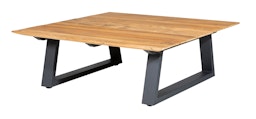 Diamond Garden Loungetisch NORA 93 x 93 cm, Aluminium / Recycled TeakZubehörbild