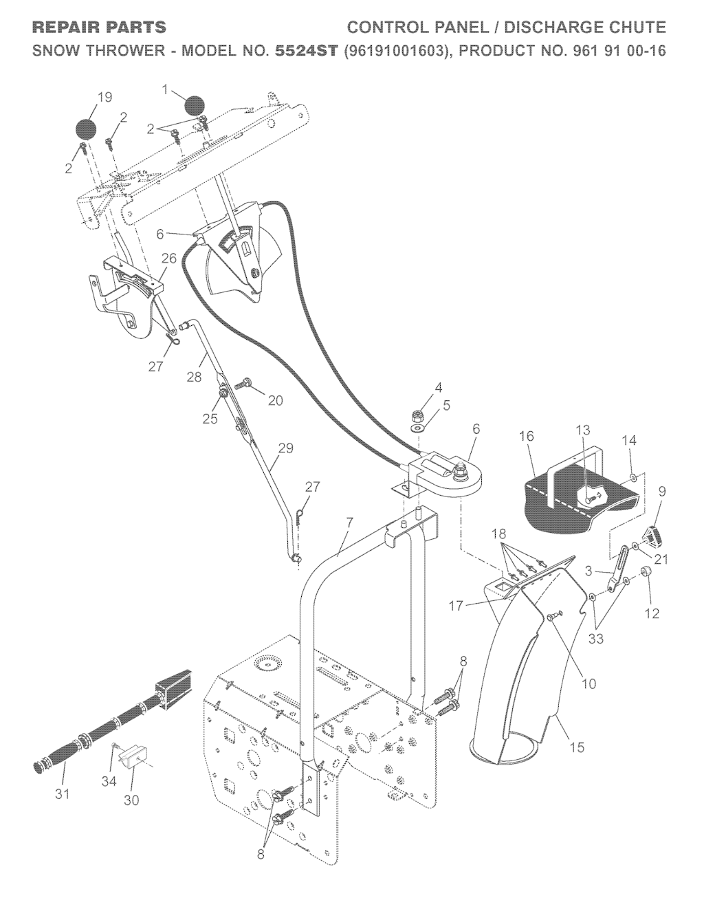 Explosionszeichnung Ersatzteile