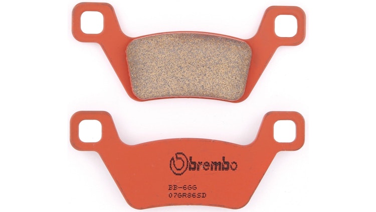 Brembo Bremsbelag Typ SD, Sintermetall Offroad mit ABE, Bremsbelag "07GR86" Satz