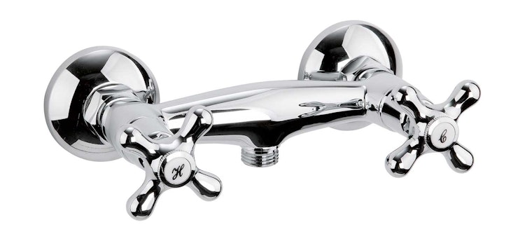 Sanitop Zweigriffmischer Athenas für Brause, chrom