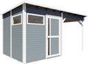 Vorschaubild Bertilo Gartenhaus Pentus 2 Lounge inkl. Anbaudach - 19 mm