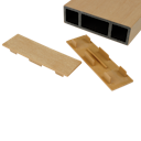 Vorschaubild Fiberdeck Brise Soleil Abdeckkappen-Set 42 x 145 mm - 6 Stück