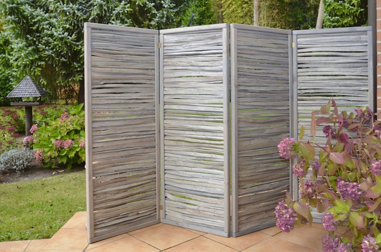 T&J ESMERALDA Paravent 4teilig B 240 cm x H 160 cm