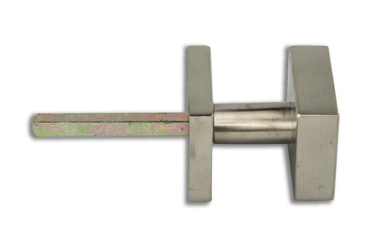 Griffwerk Wechselgarnitur CARLA Square-Edelstahl matt-Klipptechnik