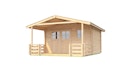 Vorschaubild Weka 28 mm Gartenhaus 111 B mit Vordach und Terrasse (200 cm)