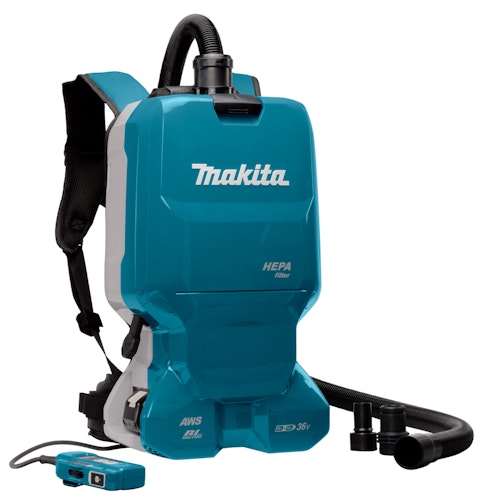 Makita Akku-Rucksackstaubsauger DVC665ZU