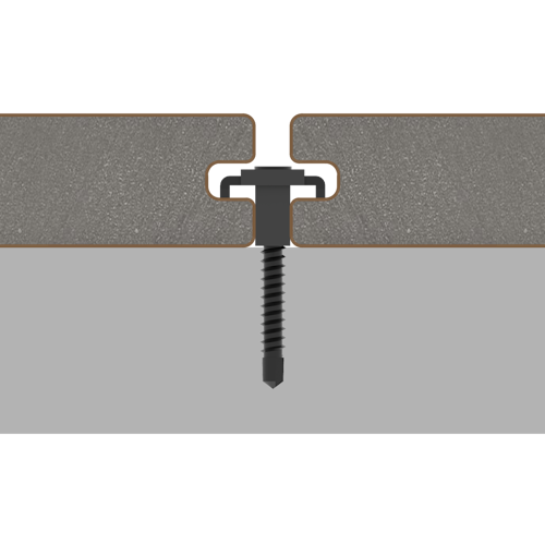NewTechWood Standard Clip-System TC-28 - Terrassen-Clip-SystemInkl. 100 Clips (TC.28), 100 Schrauben (4,2x30mm), Torx-Bit.
