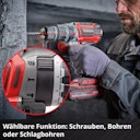 Vorschaubild Einhell PROFESSIONAL Akku-Schlagbohrschrauber TP-CD 18/70 Li-i BL - Solo 4514315