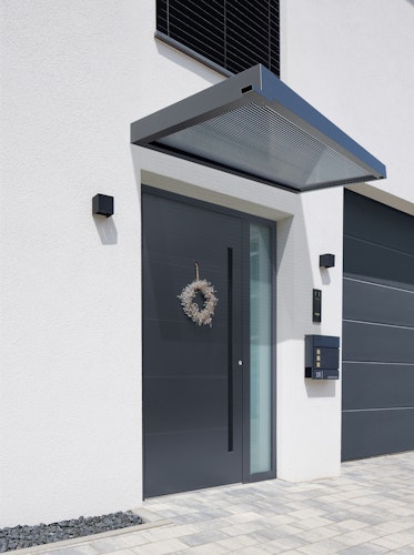 Gutta Rechteckvordach BS 3D - Line  - Anthrazit