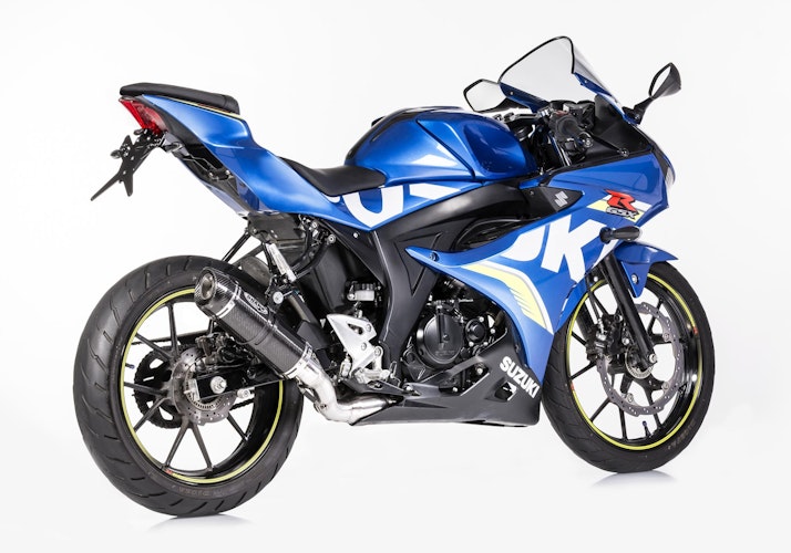 SHARK KOMPLETTANLAGE Carbon  Street GP für SUZUKI GSX-R 125,GSX-S 125 EURO4  
