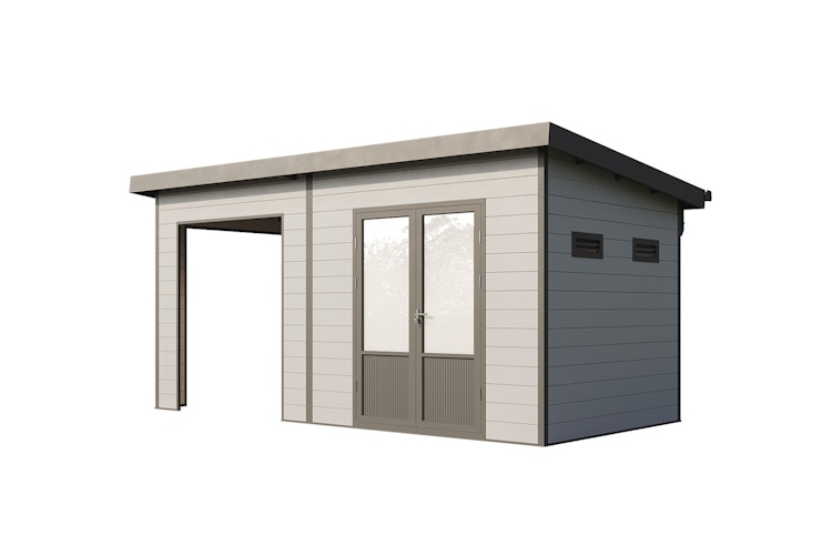 Wolff Finnhaus WPC Gartenhaus Tona 5024 - 28 mm