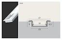 Vorschaubild Paulmann LED Strip Einbauprofil Floor 2m in Alu/Satin