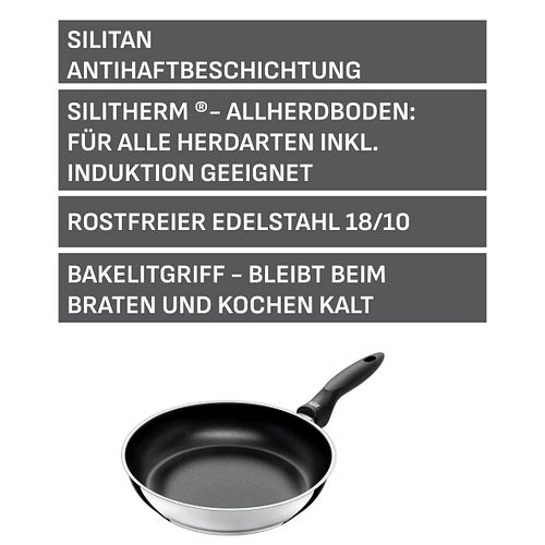 Silit Stielpfanne hoch 28 cm Domus