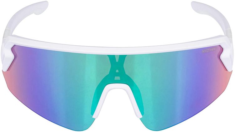 CONTEC Brille Rush Revo matt polar white/cypher green