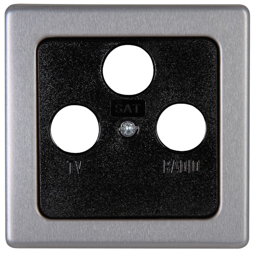 Kopp Antennenabdeckung TV/RF/SAT VISION stahlfarben