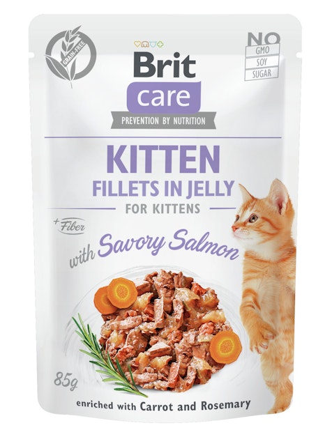 Brit Care Fillets in Jelly 85 Gramm KatzennassfutterVorschaubild