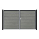 Vorschaubild GroJa BasicLine Premium Doppeltor Rahmen Aluminium Anthrazitgrau 3000 x 1800 mm