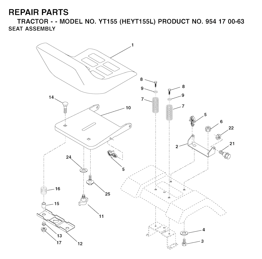 Explosionszeichnung Ersatzteile