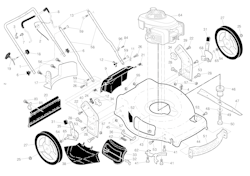 Husqvarna Rasenmäher gelegentliche Nutzung HU700F, 96145000903, 2014-09