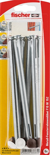 FISCHER Fensterrahmendübel F10 M152 K (6 St.)