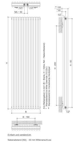 Ximax Raumheizkörper GAMBA Duplex