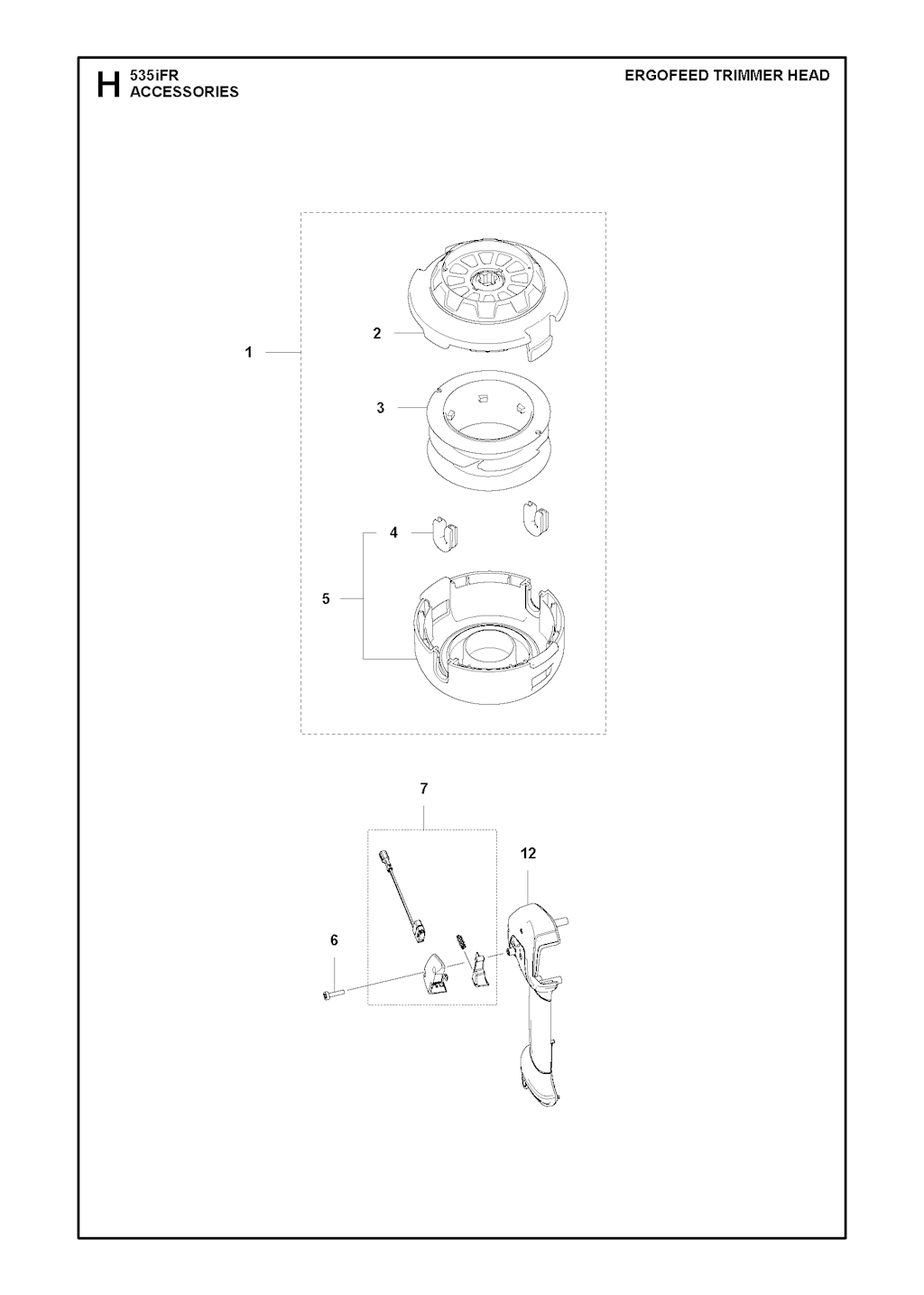 Explosionszeichnung Ersatzteile