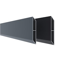 Fiberdeck BOSTON RHOMBUS Einzelprofil 21 x 150 x 1780 mm