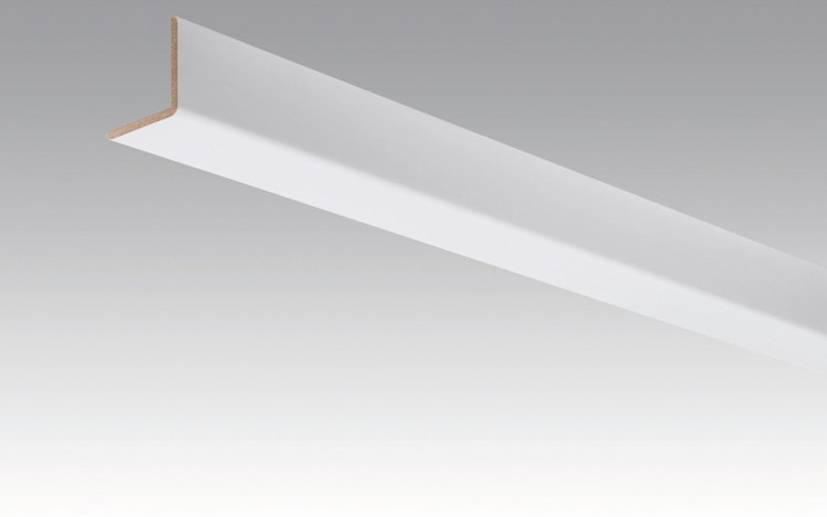 MEISTER Winkelleiste 33/33 mm  Weiß Hochglanz 4084 - 2380 mm