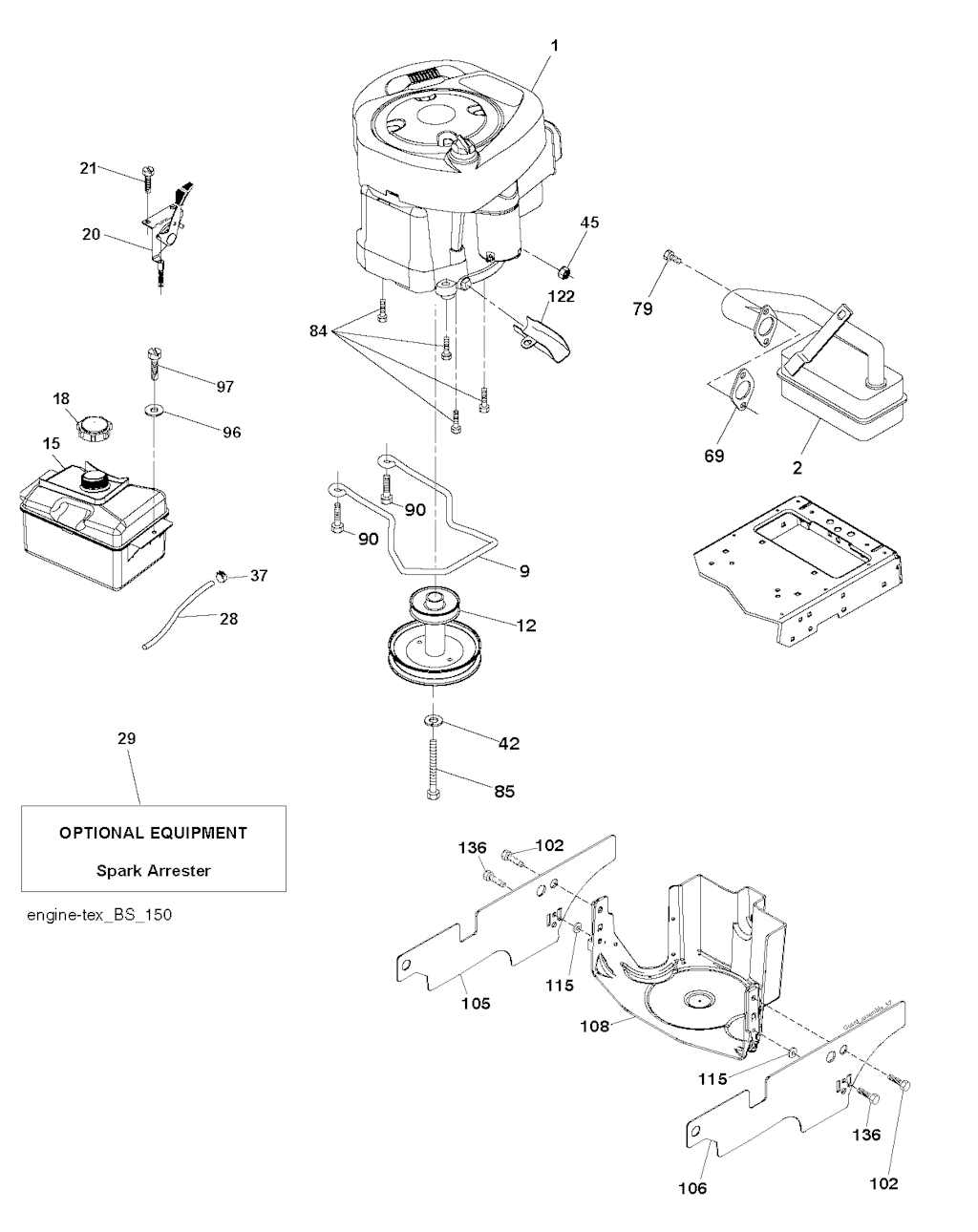 Explosionszeichnung Ersatzteile