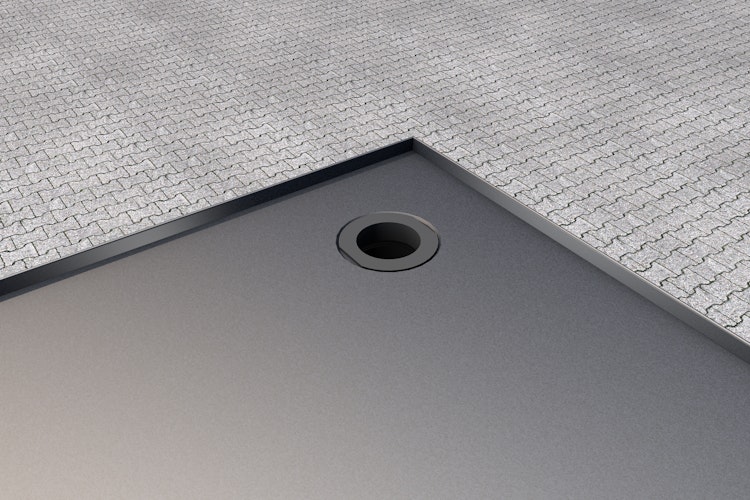 Gutta Rechteckvordach BS Plus 160 inkl. Wasserspeier (neues Modell)