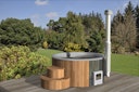 Vorschaubild Wolff Finnhaus Badebottich Hot Tub Ø 200 cm Thermoholz mit Außenofen & GFK-Wanne