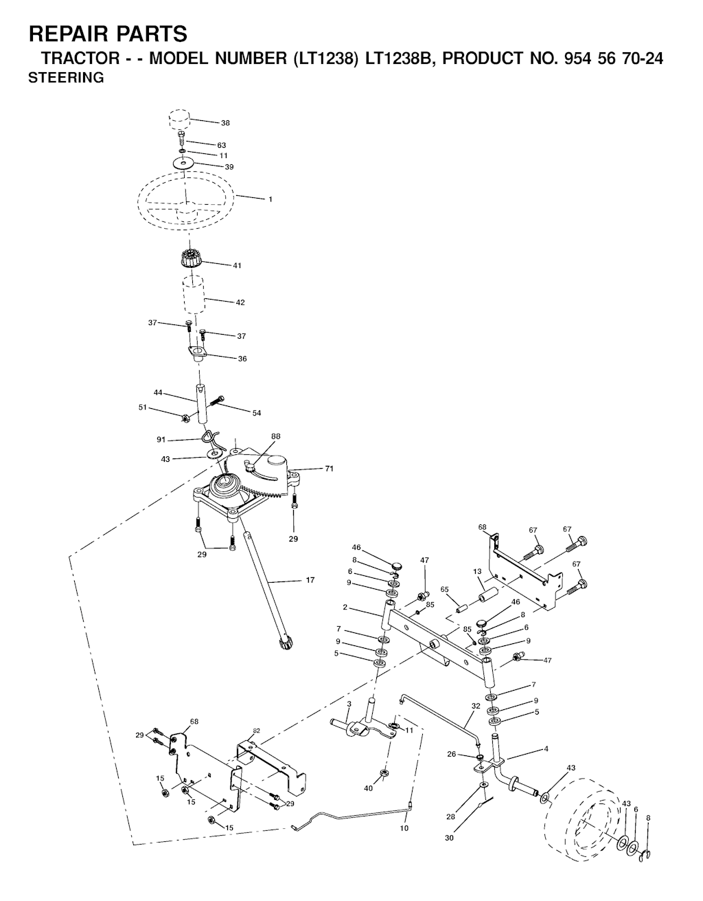 Explosionszeichnung Ersatzteile