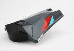 BODYSTYLE Sportsline Sitzkeil ABS Kunststoff grau/rot für YAMAHA MT-07 