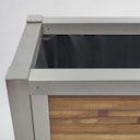 Vorschaubild BambusBASIS Hochbeet mit Kokosfrostschutzmatte - Profile Edelstahl